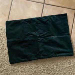H&M Home Velvet Green Pillow Cover
